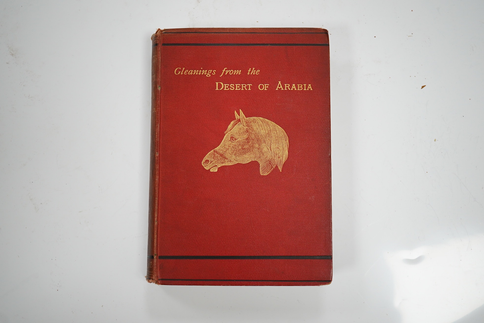 Upton, Major R.D. - Gleanings from the Deserts of Arabia. original gilt pictorial cloth, cr.8vo. 1881